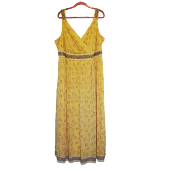 Signature by Robbie Bee Dresses & Skirts - Signature by Robbie Bee Yellow Long Dress Sequins NWT Size 24W